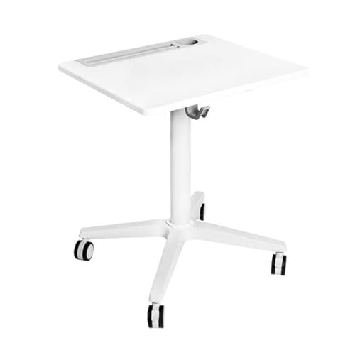 Seville Classics Mesa de Altura Regulable, Blanco, 65 x 55 cm Cover