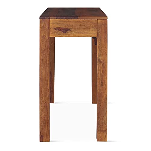 Image of Solid Sheesham Wood Study Table for Adults | Computer Table for Home | Wooden Writing Desk | Office Table for Office Work | Work from Home Table with 2 Drawers (12)