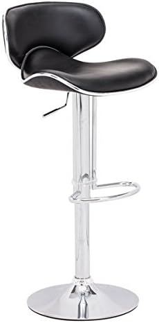 Zuo Modern Fly Barstool, Black