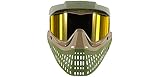 Paintball Maske JT Proflex Spectra Thermal SE Tan/Olive mit Prizm 2.0 Retro Yellow Glas