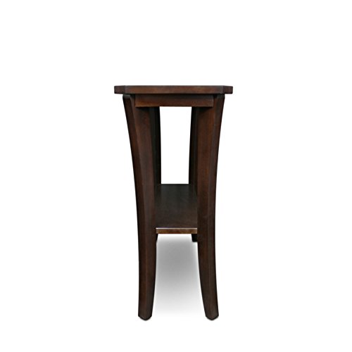 Image of Leick Home Boa Console Table, 38 inch, Chocolate Oak