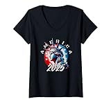 Photo Gallery donna official patriotic "america" men and women s maglietta con collo a v Photo Gallery donna official patriotic "america" men and women s maglietta con collo a v