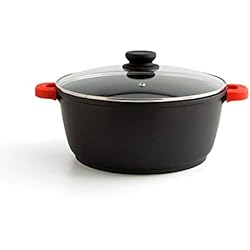 Cacerola Con Agujero En Medio Quid Intense Cacerola Aluminio Fundido 28x12,5cm Negro