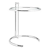 Modway Eileen Chrome Stainless Steel Side End Table