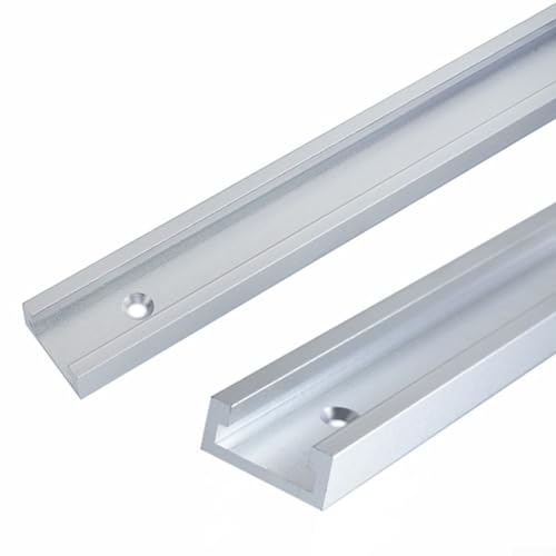 Rail en T pour établi de menuisier éliminant les vibrations sur table de scie et défonceuse