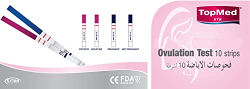 TopMed ETS Ovulation Test Strips for Advanced Ovulation Tests (10 Count (Pack of 1))