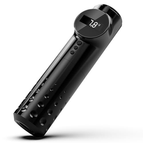 Mast Archer Machine à Tatouer Rotary Sans Fil Stylo Tatouage 3.5mm Stroke Batterie 2000mAh Inclut 2 Poignées pour Artistes Tatoueurs et Débutants