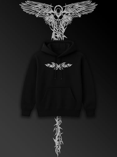 Image of Mens Printed Hoodie for Men Premium Casual Sweatshirt Man, Branded and Comfort Stylish Hoodies for Men Regular Fit Stylish Wear