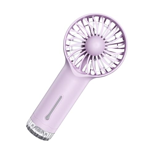 Nuytghr Ventilador de nebulización portátil, ventilador personal de mano, enfriador de 3 velocidades, dispositivo de refrigeración compacto para viajes, enfriador de aire eléctrico al aire libre para