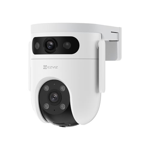 EZVIZ 2K+2K Dual-Lens Überwachungskamera aussen, WLAN PTZ Kamera mit KI Personen-/Fahrzeugerkennung, Auto-Tracking… – Ansicht 1