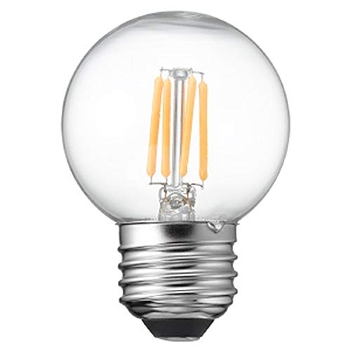 電材堂 LED電球 G50ボール形 クリアタイプ 25W形相当 電球色 口金E26 LDG2LG50CDNZ