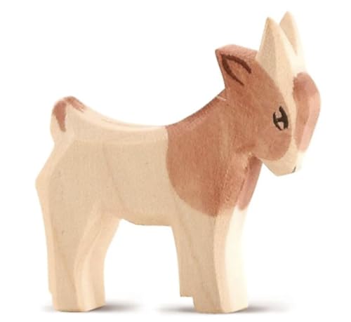 Ostheimer 11715 Zicklein stehend aus Holz Höhe 6cm Serie Familie & Bauernhof handbemalt