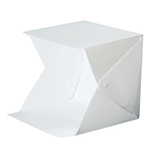 FELTECHELECTR Photography Box Led Light Compact Portable Light Box for Photo Cm Mini Tent Easy to Carry and Set up