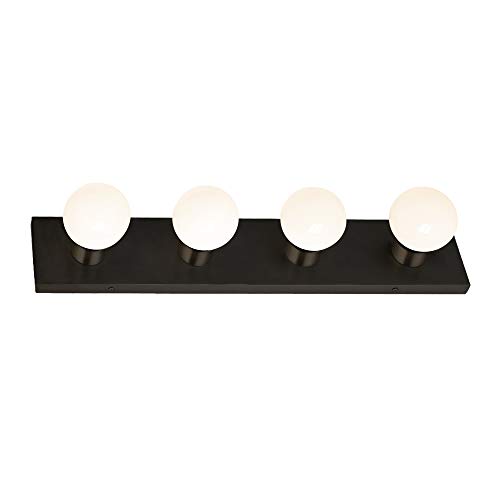 Design House Vanity Lights, 4 Linear Lights, Dimmable, Horizontal or