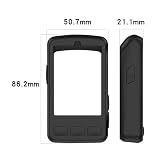 QJONSIU Etui Kompatybilny z Wahoo Elemnt Bolt 3/Bolt V3, Antyszokowa Miękkie Silikon Ochrona, Ultracienkie Case-Czarny
