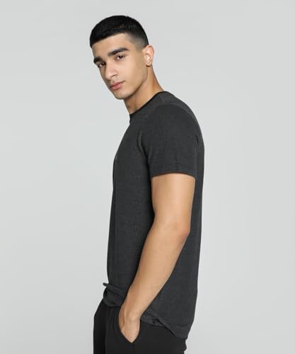 Image of Puma Men's Solid Slim Fit T-Shirt