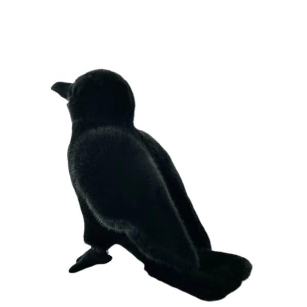 Oiseau en peluche corbeau réaliste, le cadeau idéal pour petits et grands