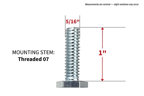 Shepherd Hardware 9733 Rodízio para cadeira de escritório de 5 polegadas, roda dupla, diâmetro da ha