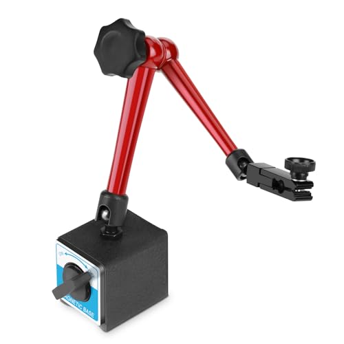 Messuhr Halterung, Messstativ mit Magnetfuß, Halter Messuhr, Zifferblatt-Basishalter Magnetischer Messständer 350 mm verstellbarer universeller magnetischer Basisständerhalter für Messuhr-Messuhr