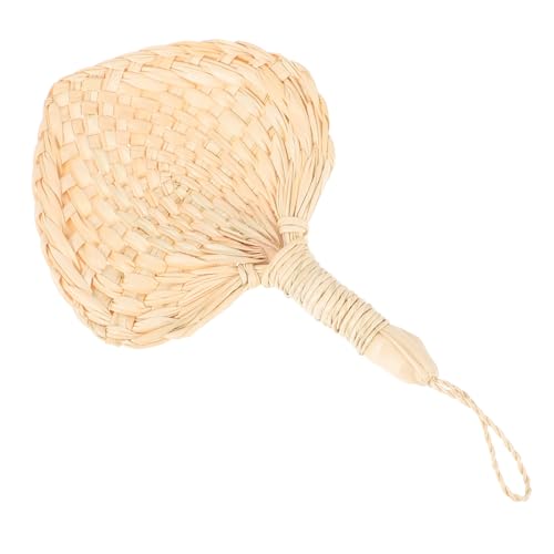 Alipis Ventilador De Mano De Hoja De Palma Fanático De Los Disfraces Suministros De Refrigeración De Verano Decoración Para Fanáticos De La Fiesta Abanico Tejido Chino Beige