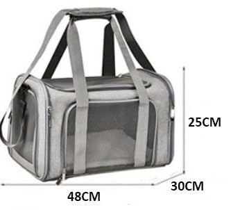Image of PETANGEL Airline Approved Cat Carriers Small Medium Dog Carrier Pet Carrier for Large Cats Dogs Puppies, Medium Dog Carrier Soft Sided, Collapsible Travel Puppy Carrier - (Size: L, Black)