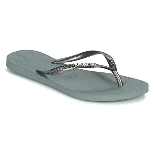 Image of Havaianas Women's Slim Metallic Logo Sandals