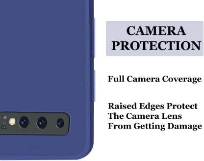 Image of A rtistque Liquid TPU Silicone Matte Shockproof Flexible with Camera Protection Soft Back Cover Case for Samsung Galaxy Note 8 - Blue