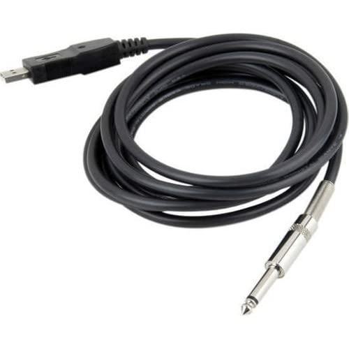 Platoon USB to 6.3 mm Çivi Jack Gitar Saz Bağlantı Kablosu 6.3 mm usb çevirici