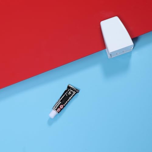 Cloison de bureau acrylique rouge Baluue écran confidentialité poste travail
