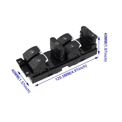 Commande lève-vitre électrique fluide pour VW Passat B5 et Golf MK4 réactive