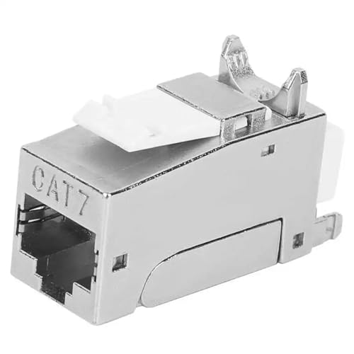 GGBASK Módulo CAT7 Gigabit de 90 Grados, módulo de Herramientas sin perforación, módulo de información RJ45 blindado