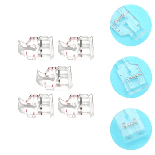 Cabilock Set 5 Piezas Pies Prensatelas Multifuncionales para Máquinas de Coser miniatura 7