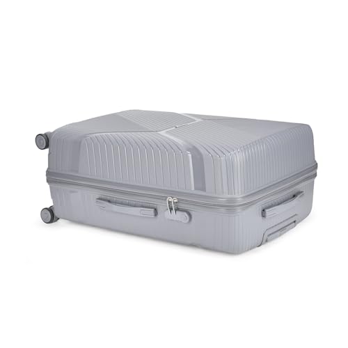 Image of VIP Engage Check-in Hard-Sided Trolley Bag - 76cm for Travel (Large, Light Grey)