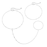 Le métal est protégé contre le ternissement : La chaîne à main est fabriquée en cuivre argenté de haute qualité ; cela signifie qu'elle ne se décolore pas facilement, qu'elle est sans nickel, sans plomb et hypoallergénique ; elle n'abîme pas non plus votre peau.