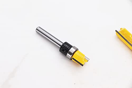 image for Generic 4Pcs 1/4 Inch Shank Hinge Mortising Flush Trim Template Router