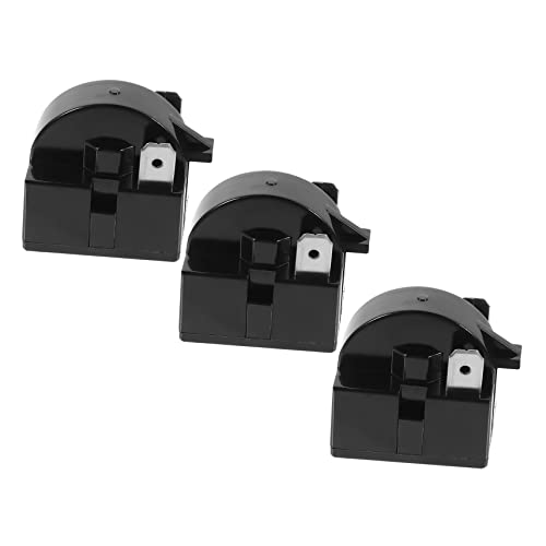 Gadpiparty 3 Condensadores De Arranque Ptc Para Refrigerador Inserto De Arranque Relés De Arranque Para Refrigerador Compacto Congelador Práctico Inserto De Arranque De Aleación De Zinc