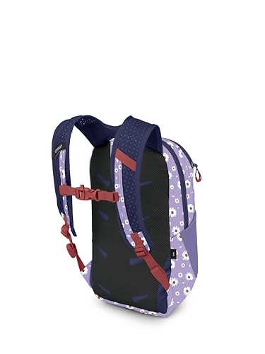 Image of Osprey Daylite Jr. Kids' Commuter Backpack, Daisy Print /Euphoria Purple