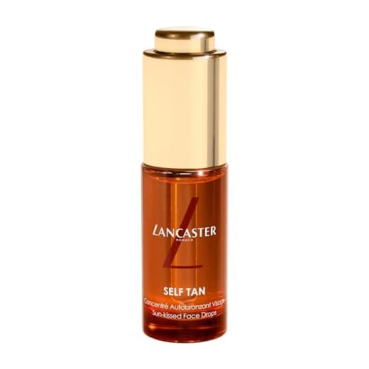 LANCASTER Self Tan Sun-kissed Face Drops | Gotas autobronceadoras faciales de textura ligere y resistente al agua | 15 ml