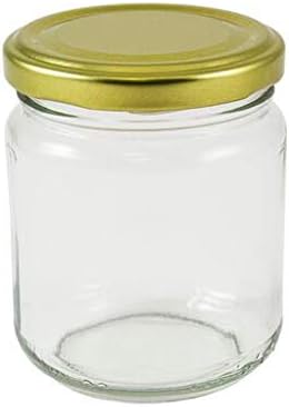 36 x 8 oz (228ml.) jam Jars with Gold lids