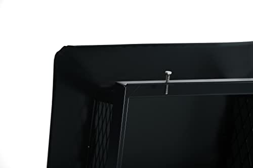 Chimcare Black Galvanized Stainless Steel Chimney Cap, Powder Coated, 13” X 13” Inch For Single Flue Tile, Removable Hood, Usa Made #TOP5