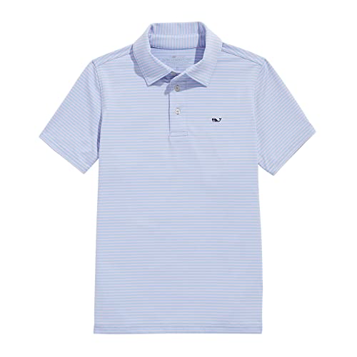 Image of Vineyard Vines Kids Bradley Stripe Sankaty Polo (Toddler /Little Kids /Big Kids)