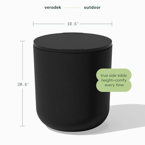 Image of Veradek Kona Cooler Side Table - Outdoor Cooler Table and Ice Chest