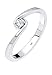 Produktbild Elli DIAMONDS Ring Women Solitaire Engagement with Diamond (0.03 ct.) in 925 Sterling Silver
