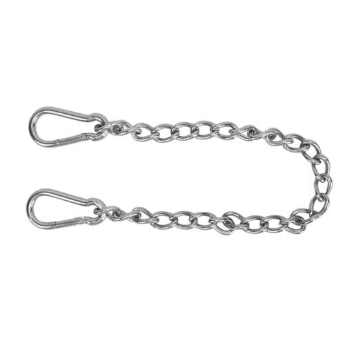 Cadena de extensión para Sacos de, Cadena para Silla Colgante de Acero Inoxidable con Alta Capacidad de Carga, Cadena de Columpio Ajustable a Prueba de óxido para Silla (Cromado 660 mm / 26 Pulgadas)