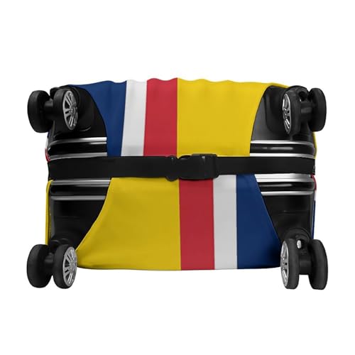 Image of Ukraine UK Friendship Polyester Suitcase Cover Washable Luggage Cases Elastic Suitcases Protector XL