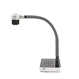 IBZ800 4k Ultra HD Document Camera with 10x Optical Zoom, Autofocus, LED Light, VGA/HDMI/USB, 8MP Professional Visual Communication Tool of Real-time Projection, Compact for Teachers in Classroom