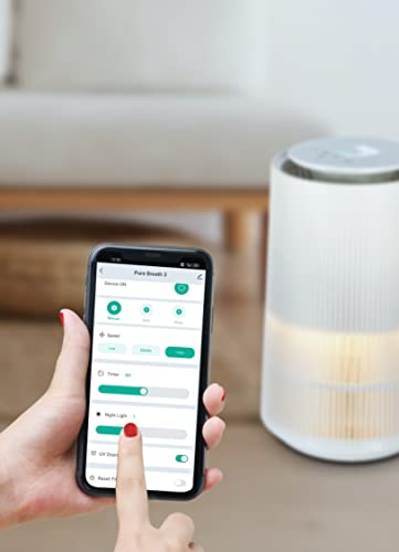Purificador de aire HEPA silencioso SENYA para estancias de 60 m² 6