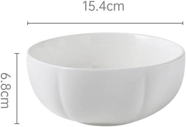 Petals Bowl Restaurant Ceramic Salad Fruit Rice Household Soup