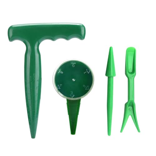 Set de 4 sembradoras manuales ajustables para jardín miniatura 1