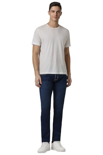 Image of Peter England Men Low Rise Regular Fit Jeans